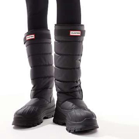 Free People Hunter Intrepid Tall Buckle Boots/ size 8 - Picture 1 of 10